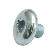 Silver breather screw with special socket for S&S Cycle Backplate Vent Breather Screw