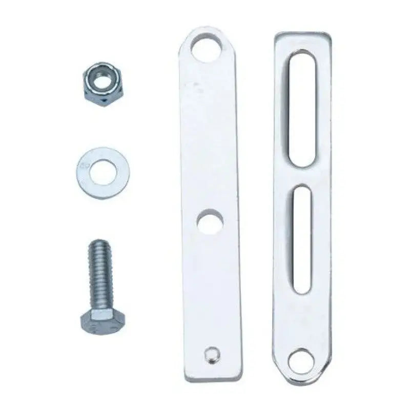 S&S Cycle Carburetor Support Bracket Kit components including bolt, nut, washer, and brackets.