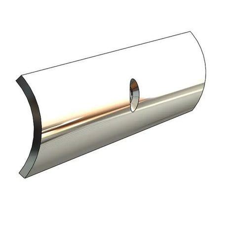 S11-4650P12 Taco Metals Rub Rail 1X12’ 304 Ss Dr/Cs #10 On - Boat