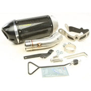 TBR S1r Slip On Shorty Carbon Kaw for Powersports