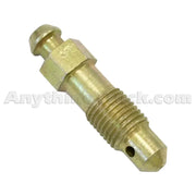 Brass-colored bleeder screw for S33512 Raybestos hardware hydraulic systems