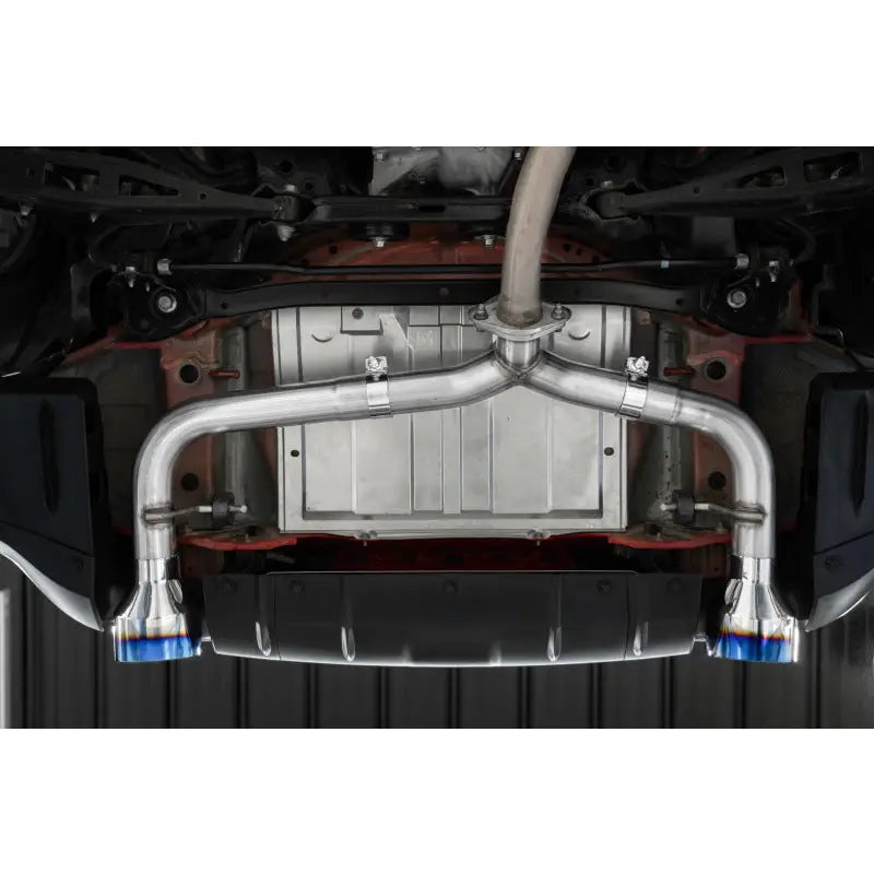 MBRP S48053CF S48053CF MBRP 2022 Subaru BRZ 2.4L/Toyota GR86 2.4L 2.5in Dual Split Rear Exit w/5in OD CF Tips - T304