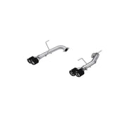 MBRP S48103CF MBRP T304 Stainless Steel, 2.5in Axle-Back, Dual Split Rear, Quad CF Tips, Race Profile