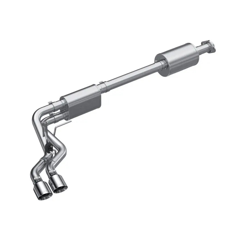MBRP S5219AL S5219AL MBRP 2021+ Ford F150 Aluminized Dual Pre-Axle (Street Profile) 2.5in OD Tips 3in Cat Back Exhaust