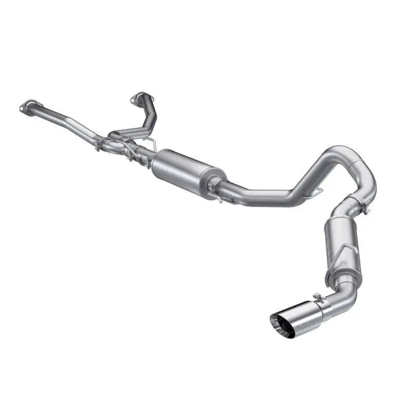MBRP S5301304 MBRP T304 Stainless Steel, 2.5in Cat-Back, 3in Single Side Exit
