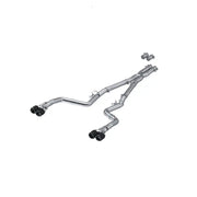MBRP S71143CF S71143CF MBRP 15-21 Dodge Challenger 5.7L/6.2L/6.4L 3in Race Series Cat-Back w/ Quad Tips T304 Exhaust System