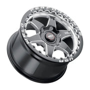 Weld S90970084P25 S90970084P25 Weld 17x10 Ventura 6 Beadlock 6x135 ET43 BS7.25 Gloss BLK MIL DIA 87.1