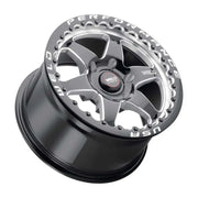 Weld S90970084P25 Weld 17x10 Ventura 6 Beadlock 6x135 ET43 BS7.25 Gloss BLK MIL DIA 87.1