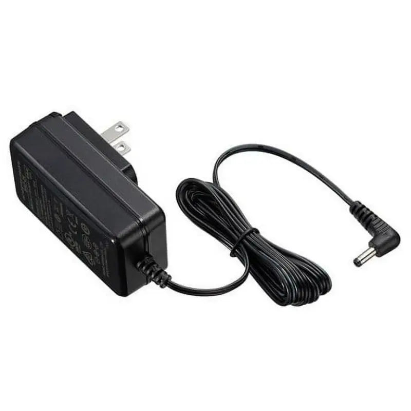 Black SAD-24B Standard 110V AC charger with cord and right-angle barrel connector