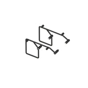 BURLY BRAND Saddlebag Mount Set