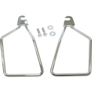 HARDDRIVE Saddlebag Supports Chrome Single Bolt Softail for Powersports