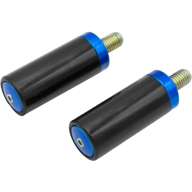 SANTORO FABWORX SF70004E Crash Bar Replacement Sliders in Chacho Blue for FLH/FLT Models - SANTORO FABWORX