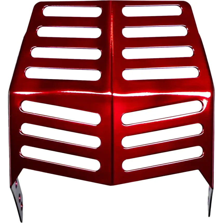 SANTORO FABWORX SF70030R Hockey Mask Red Softail - Durable Protection for Your Ride - SANTORO FABWORX
