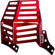 SANTORO FABWORX SF70030R Hockey Mask Red Softail - Durable Protection for Your Ride - SANTORO FABWORX