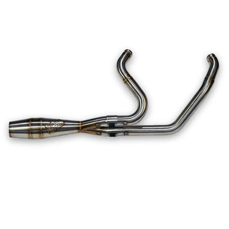 Sawicki Intmdtr M8 FLT Shorty Exhaust 930-02601 - Cannon Brushed SS