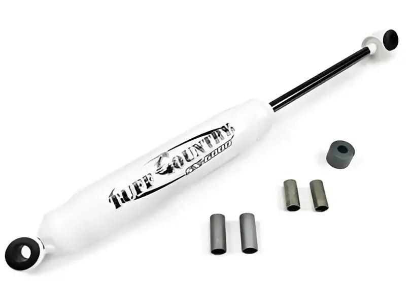 White shock absorber with black rod and hardware for SB258 Tuff Country shock upgrade
