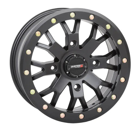 Sb4 Bl Wheel 14x10 5 + 5 (5mm) 4/137 Matte Black - Powersports