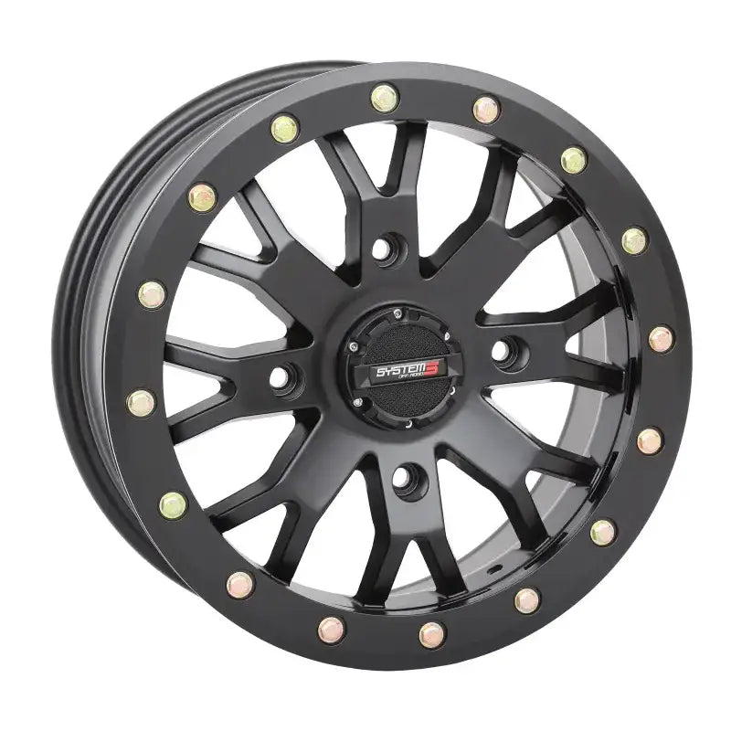 Sb4 Bl Wheel 14x10 5 + 5 (5mm) 4/137 Matte Black - Powersports