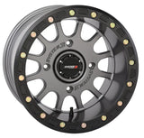 Sb5 Bl Wheel 15x10 5 + 5 (5mm) 4/156 Matte Gunmetal Grey - Powersports