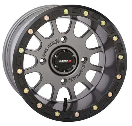 Sb5 Bl Wheel 15x10 5 + 5 (5mm) 4/156 Matte Gunmetal Grey - Powersports