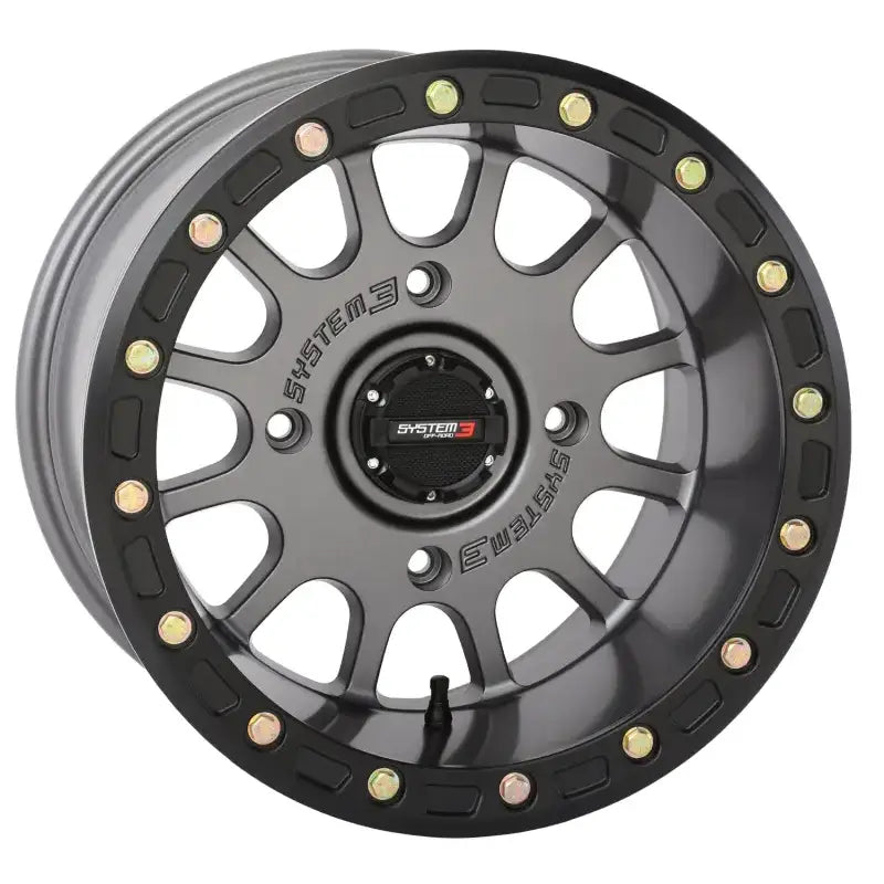 Sb5 Bl Wheel 15x10 5 + 5 (5mm) 4/156 Matte Gunmetal Grey - Powersports