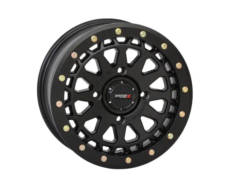 Sb6 Bl Wheel 15x7 6 + 1 ( + 45mm) 4/156 Matte Black - Powersports