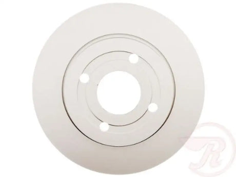 White brake rotor with mounting holes for SB682429 disc brake rotor setup