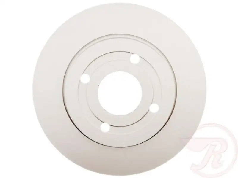White brake rotor with mounting holes for SB682429 disc brake rotor setup