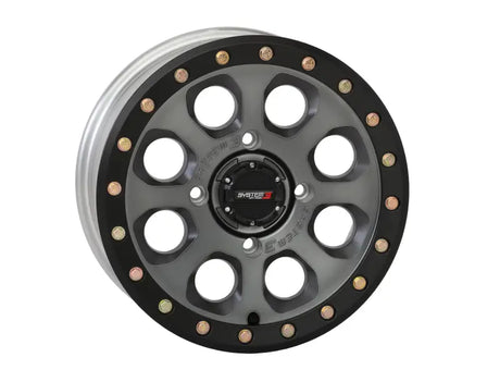 Sb7 Bl Wheel 14x7 4 + 3 ( + 10mm) 4/137 Matte Titanium - Powersports