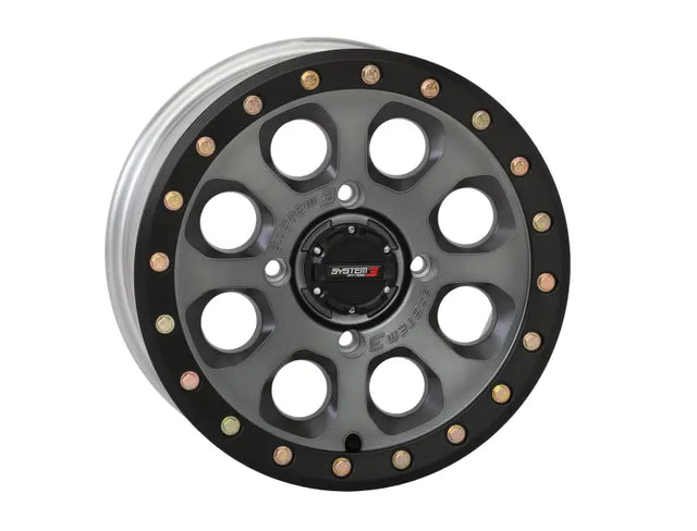 Sb7 Bl Wheel 14x7 4 + 3 ( + 10mm) 4/137 Matte Titanium - Powersports