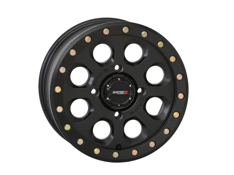 Sb7 Bl Wheel 15x7 6 + 1 ( + 45mm) 4/156 Matte Black - Powersports