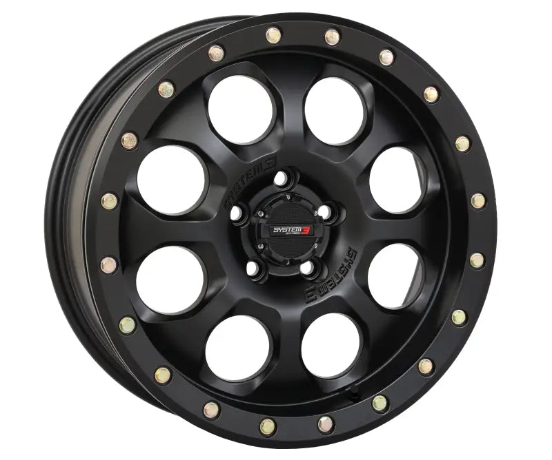 Sb7 Bl Wheel 18x7 4 + 3 ( + 20mm) 4/137 Matte Black - Powersports