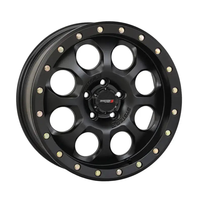 Sb7 Bl Wheel 18x7 4 + 3 ( + 20mm) 4/156 Matte Black - Powersports