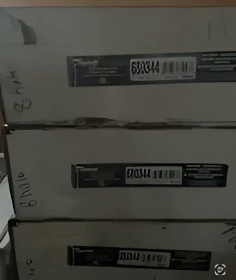 Stacked boxes with product labels for SB982270 Rotors Disc Brake Rotor, disc brake part