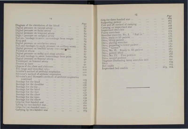 Open book on SC-10 Rsi Gripper Seat Cover S-D showing text on both pages
