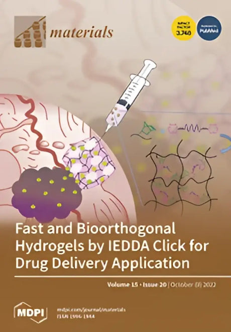 Journal cover with hydrogels for drug delivery on SC-10P RSI Pleated Grip Cover S-D