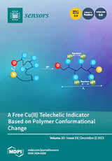 Sensors journal cover showing molecular diagram of polymer change for gripper seat cover
