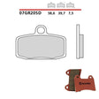 Brake pads with technical drawings and dimensions for SC-12 Rsi Gripper Seat Cover S-D