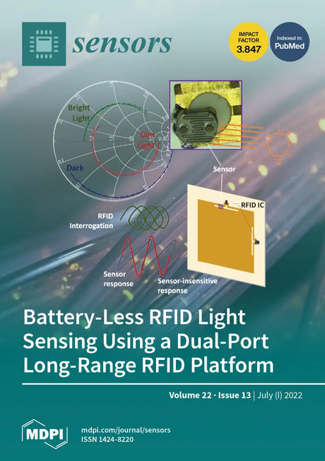 Journal cover featuring battery-less RFID light sensing on SC-13 Rsi Gripper Seat Cover