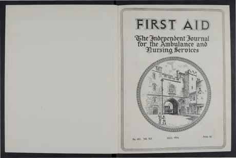 Vintage first aid journal on SC-14 Rsi Gripper Seat Cover with white stitching