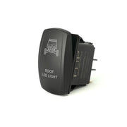 SC11-L38-WHITE Flip Std Rocker Switch Roof Led
