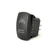 SC11-L39-WHITE Flip Std Rocker Switch Bumper Led