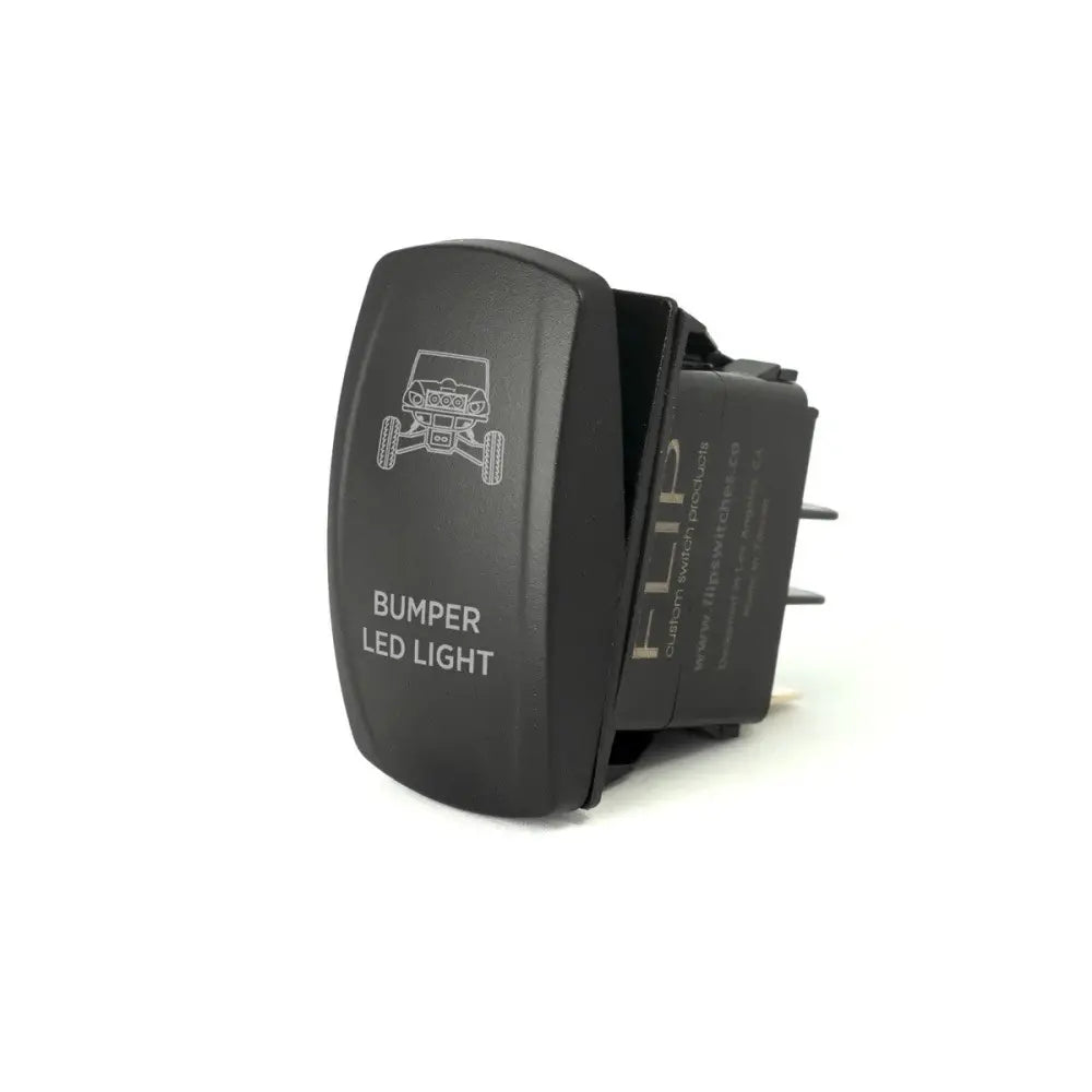 SC11-L39-WHITE Flip Std Rocker Switch Bumper Led