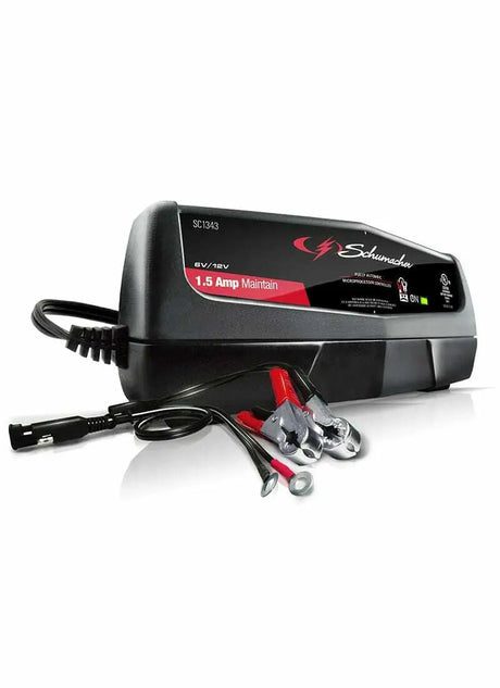 SC1343 Schumacher 1.5 Amp Charger/Maintainer - Battery Charger