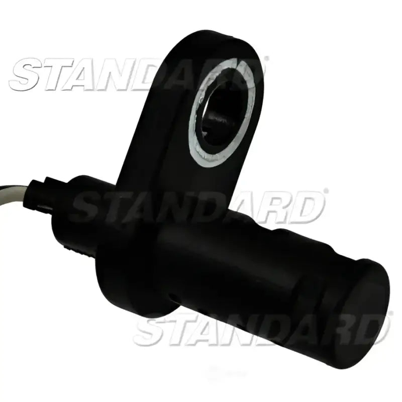 Black plastic sensor with mounting hole.