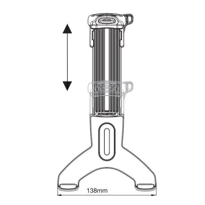 Scanstrut Fully Ratchet Adjustable Tablet Mount RL-508 - Rokk Mini Clamp