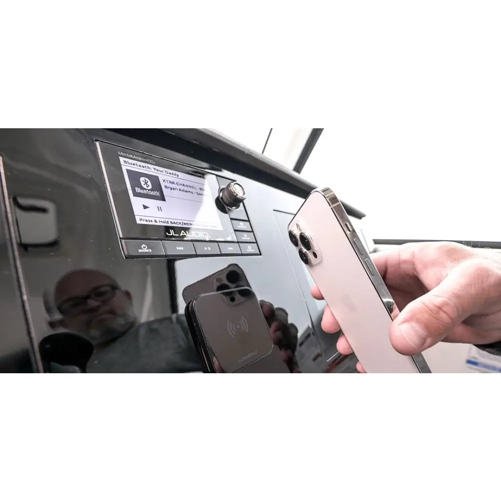 Scanstrut Magnetically Holds The Phone Wireless Cellular Phone Charger SC-CW-14G - Magnetic Waterproof Charge
