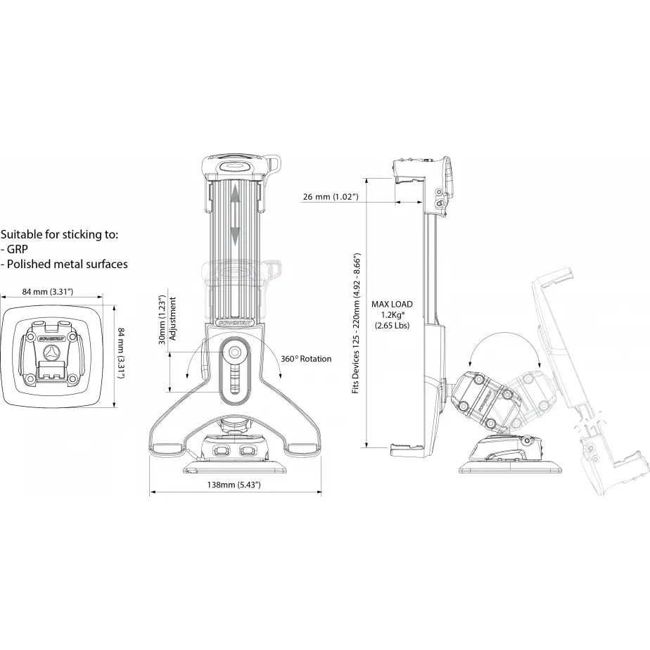 Scanstrut RLS-508-404 Tablet Mount