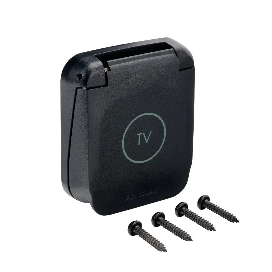 Scanstrut Spring-Loaded Lid TV Cable Entry Plate SC-V-TV1 - Ventura Series Sat Connection