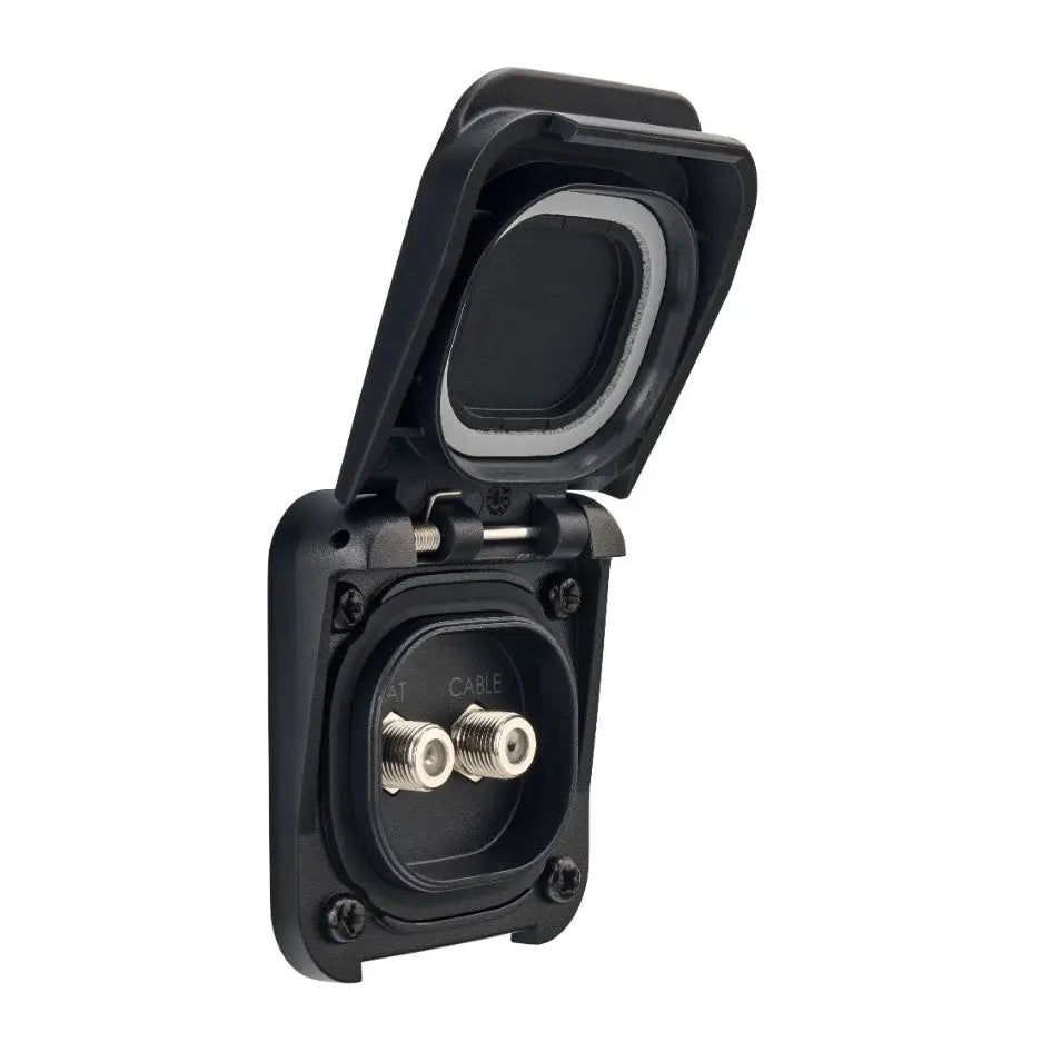 Scanstrut Spring-Loaded Lid TV Cable Entry Plate SC-V-TV1 - Ventura Series Sat Connection